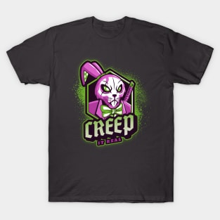 Creep It Real Halloween Bunny Samurai T-Shirt